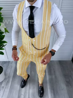 Compleu barbati  Vesta + Pantaloni B4110 E* 100A-4